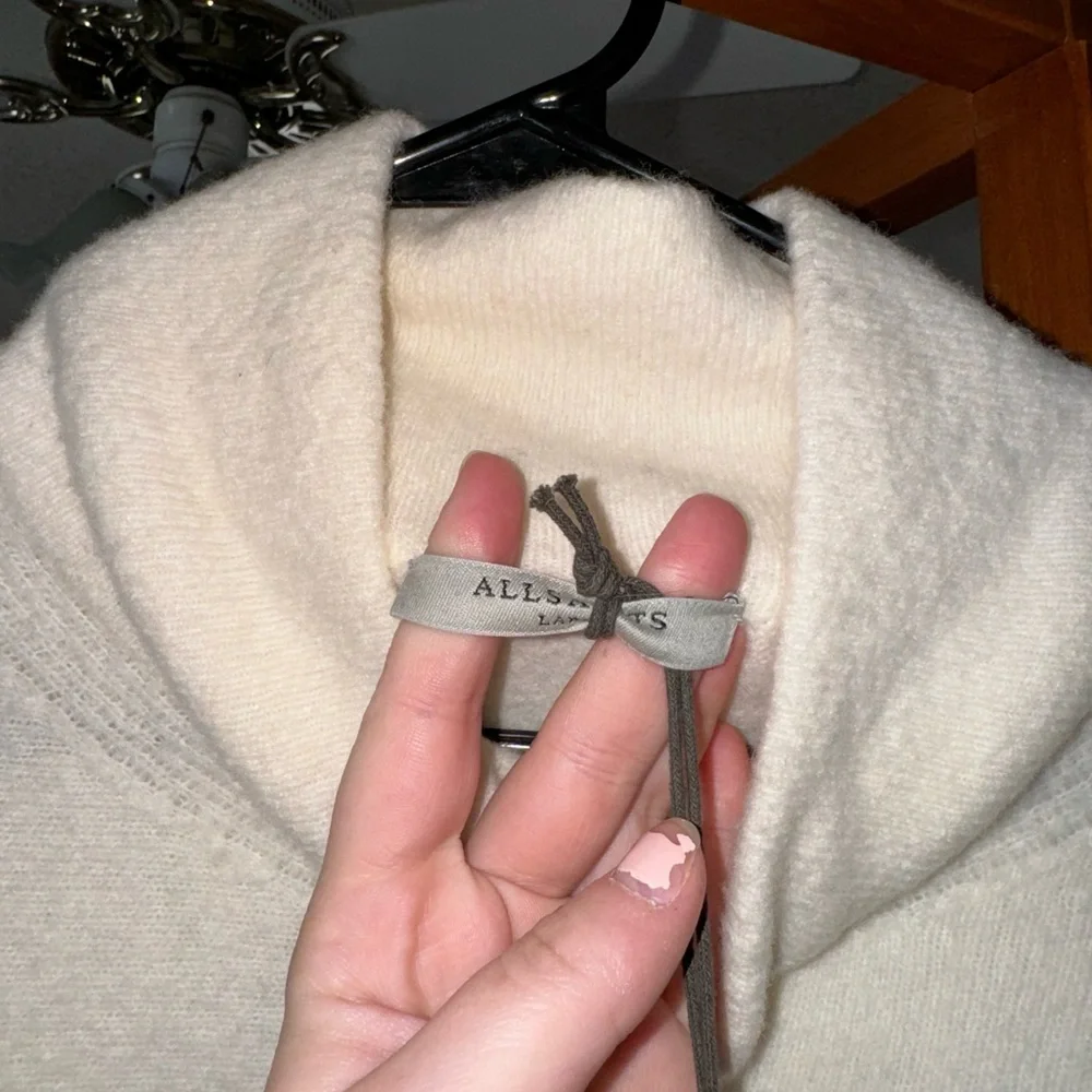 All Saints LockRoll Nexk Astmmetric Sweater NWT - Picture 7 of 10